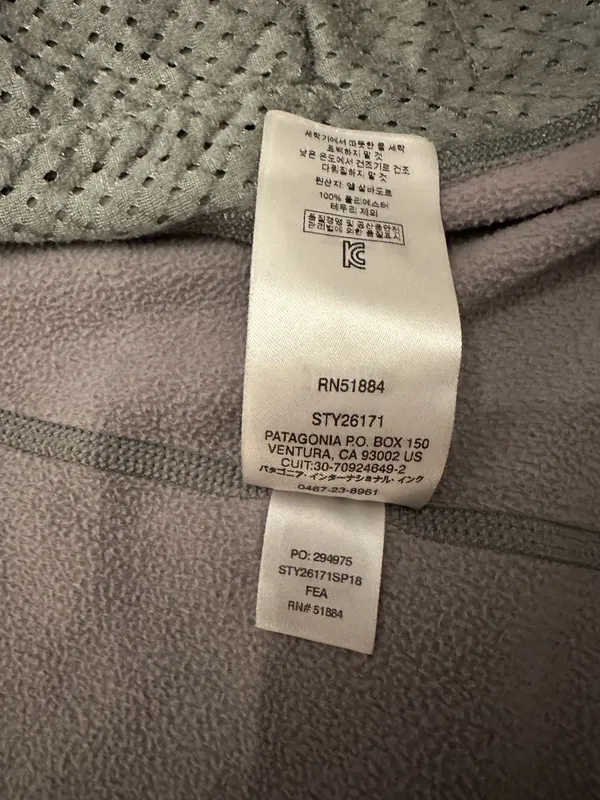 Patagonia Men's Micro D Fleece Jacket-Size Large-Spots- - Image 14