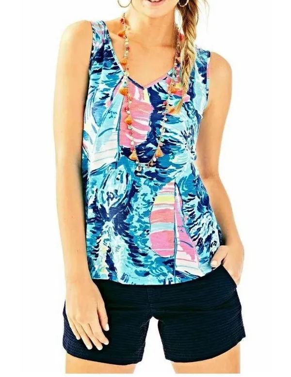 Lilly Pulitzer Tank Top Hey Bay Bay - Image 4