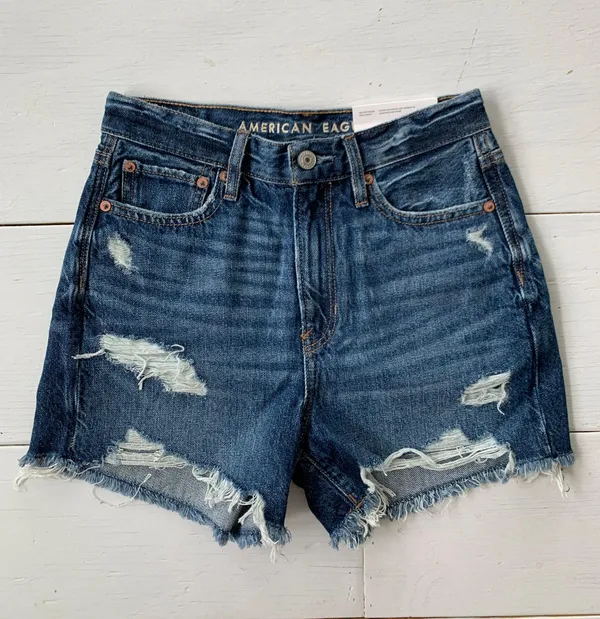 American Eagle 90s Boyfriend Denim Shorts 0 - Image 2