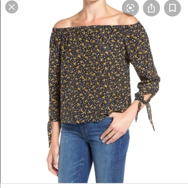NWT Madewell off the shoulder top - Image 3