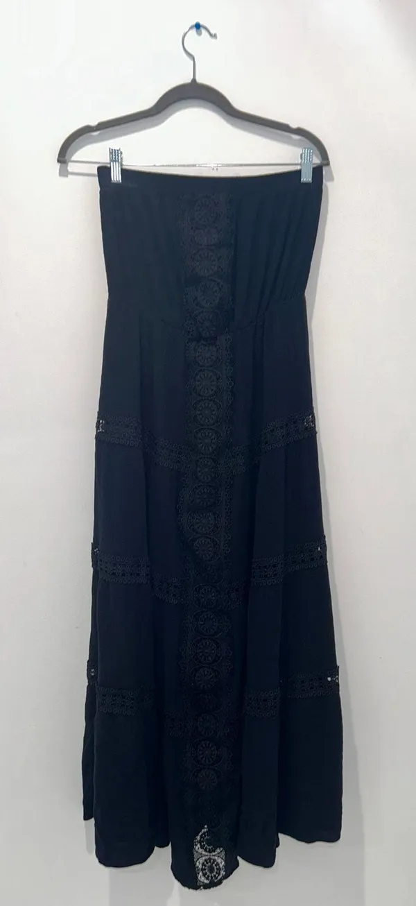 Black Maxi Dress Size M - Image 3