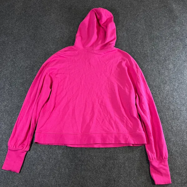 Sweaty Betty After Class Hoodie Pink Thumbhole Sweatshirt SB9586 Womens Size 8 M - Image 2