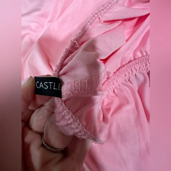 IBTOMCASTLE Multi-Way Infinity Dress XL Pink Maxi Bridesmaid Wedding Prom - Image 9