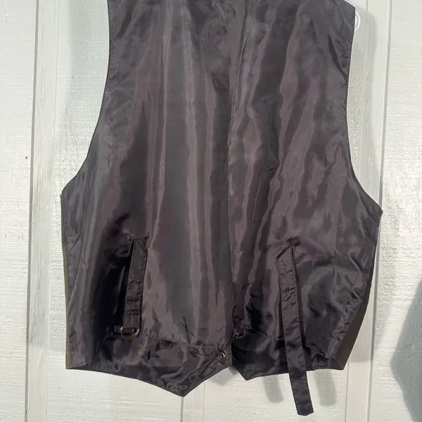 Shebang Brown Leather Vest Size 2X EUC - Image 4
