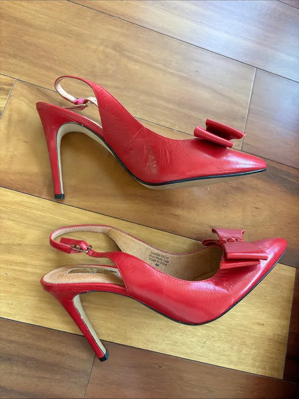 Halogen red pumps - Image 9