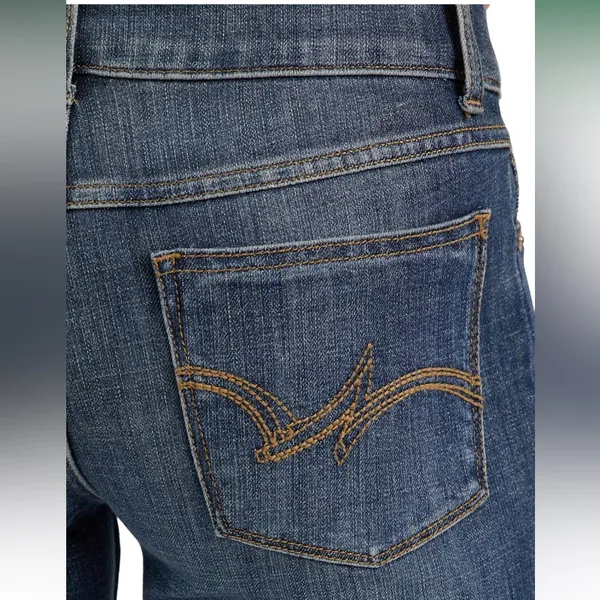 Wrangler Women's Western Mid Rise Stretch Boot Cut‎ Jean C17 - Image 4