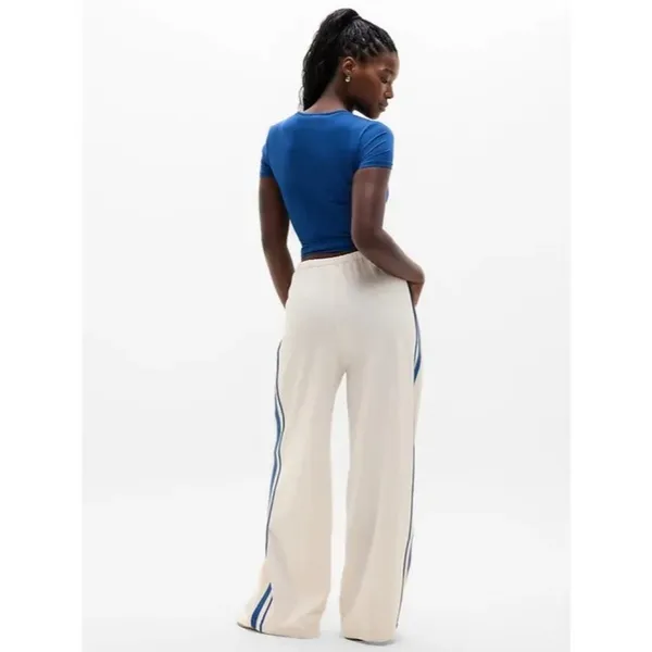 New Athleta MVP SIde Strip Track Pant 2X Plus Maritime/Bone - Image 7
