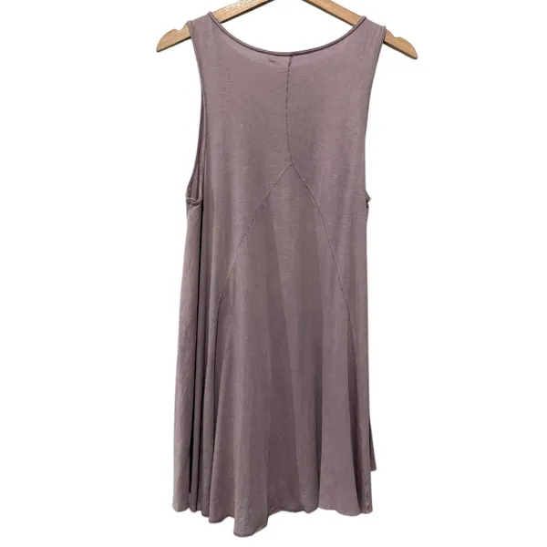We The‎ Free People Women Oversized Swing Tank Top XS Boho Purple Sleeveless - Image 2