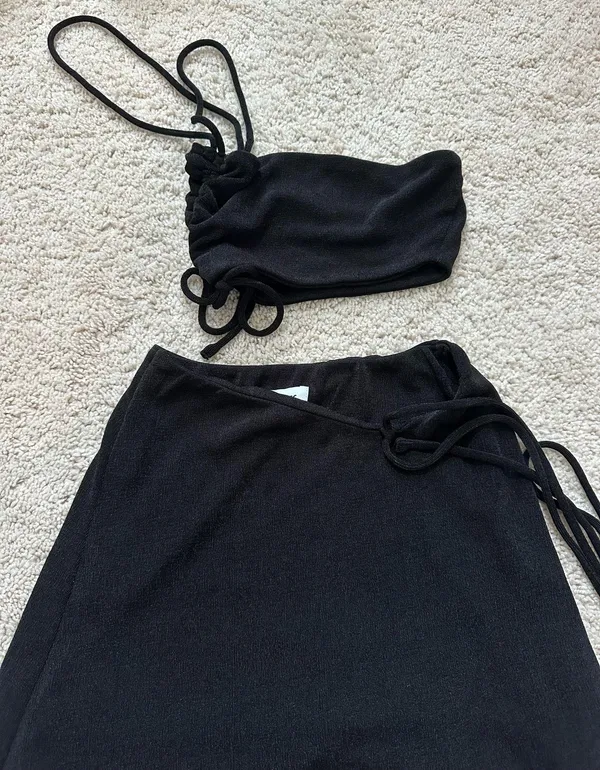 Princess Polly Set Two-Piece Black - Image 2