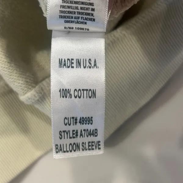 Agolde Off-White crop Sweatshirt - Image 4
