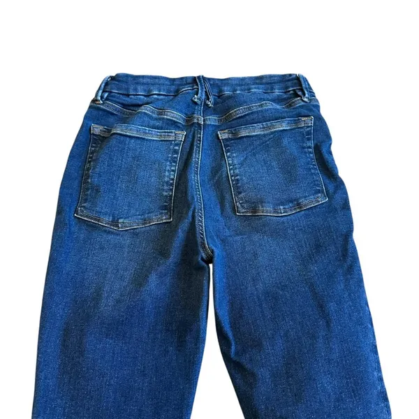 Good American Power Stretch Pull-On Skinny Jeans Dark Wash Size 3 Large Women's - Image 7