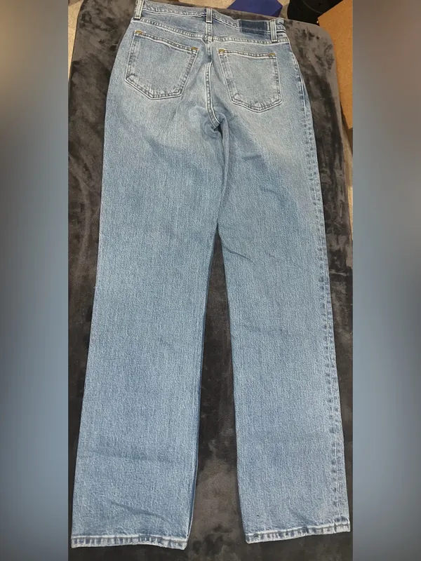 Abercrombie & Fitch The 90s Straight Ultra High Rise Jean Size 27 (4 Long) NWT - Image 10