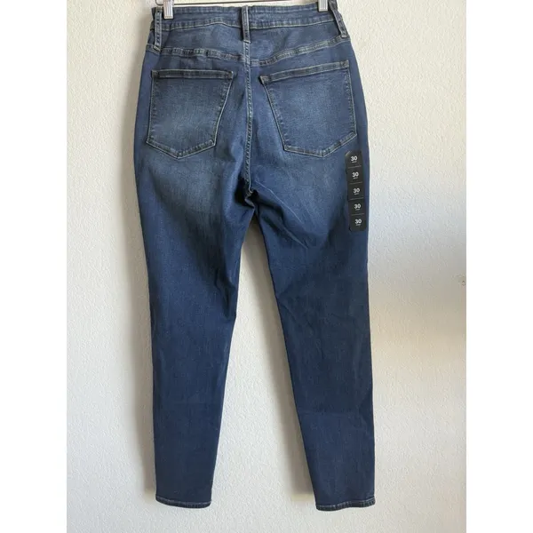 J.Crew Curvy High Rise Skinny Jeans Women's Size‎ 30 Medium Wash Stretch NEW - Image 5