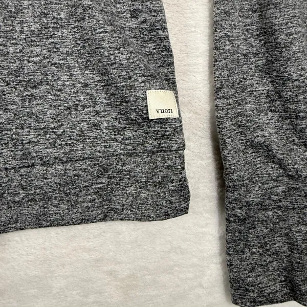 Vuori Halo Essential Hoodie Gray Heather Performance Activewear Pullover 10019 - Image 2