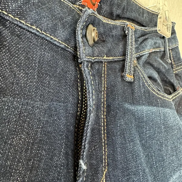 VTG U by‎ Yanuk Flared Bootcut Blue Jeans 28 Dark Wash 90s - Image 8