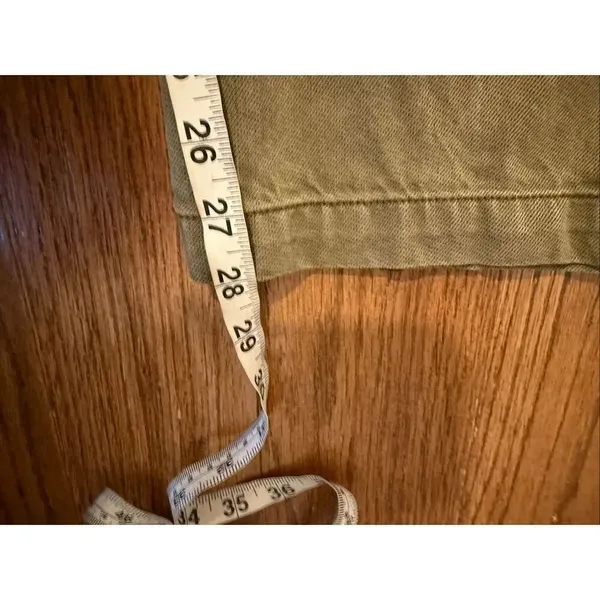 YFB Young Fabulous Broke green wide leg cargo pant size M - Image 9