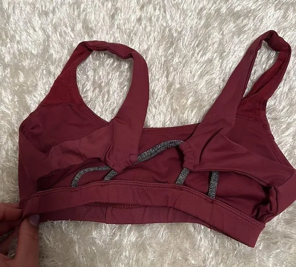 Red Sports Bra Size XS - Image 2