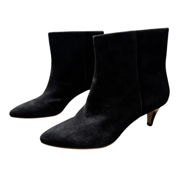 👢 Dolce Vita Dee Suede Kitten Heel Bootie‎ in Black Size 6 👢 - Image 2
