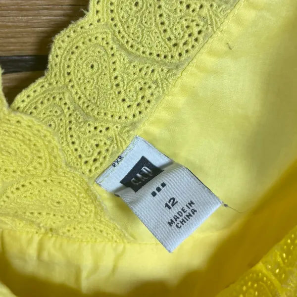 Gap‎ Yellow Tunic Tank Top Size 12 - Image 7