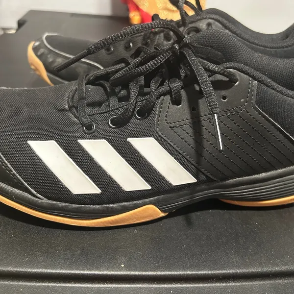 Adidas Black and White Athletic Shoes - Image 2