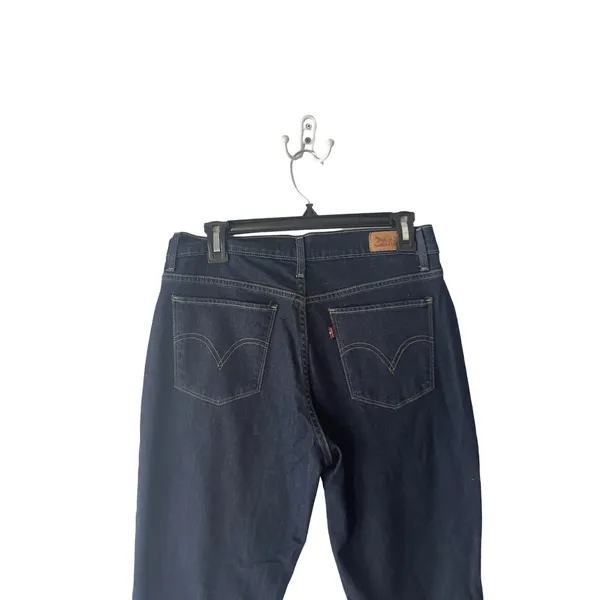 Levi's 515 Bootcut Women's Size 8 Dark Wash Mid Rise Jeans‎ - Image 6