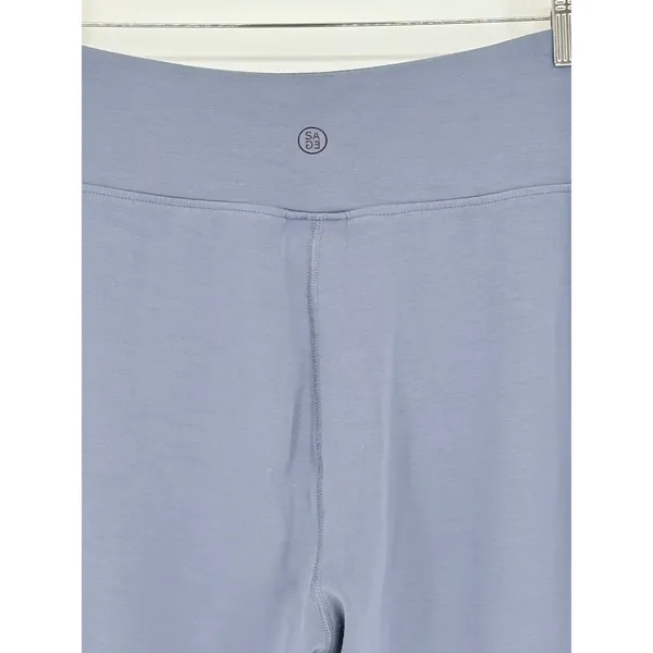 Sage Collective Soft Knit Scuba Joggers Blue Gray Pockets Size XL Lounge Pants‎ - Image 10