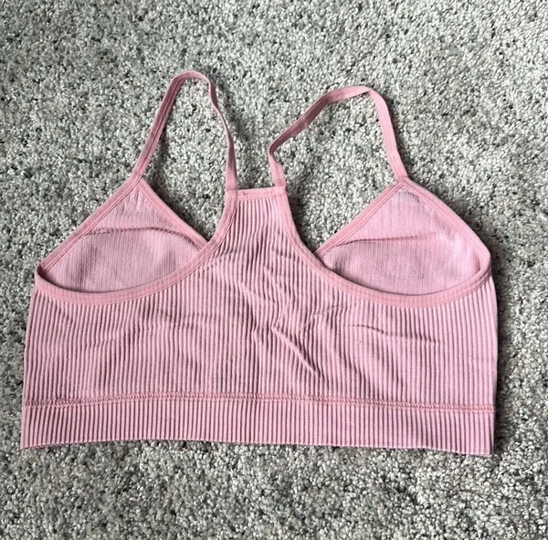 Colsie Sports Bra Pink - Image 2