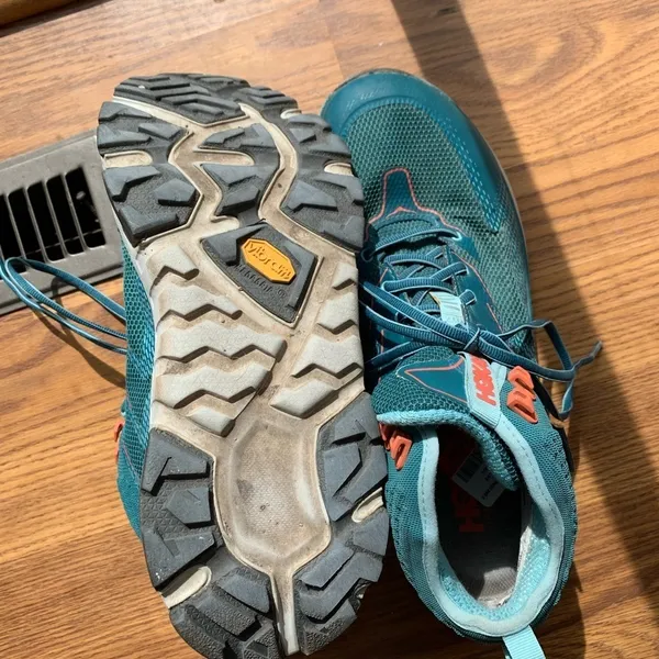 Hoka One One Hiking Shoes Women Size 10.5 Blue Teal Sneakers Outdoor - Image 5
