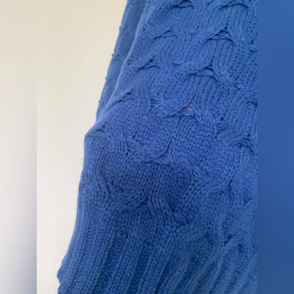 PROMESA Boutique Blue Chunky Turtleneck Sweater - Image 4