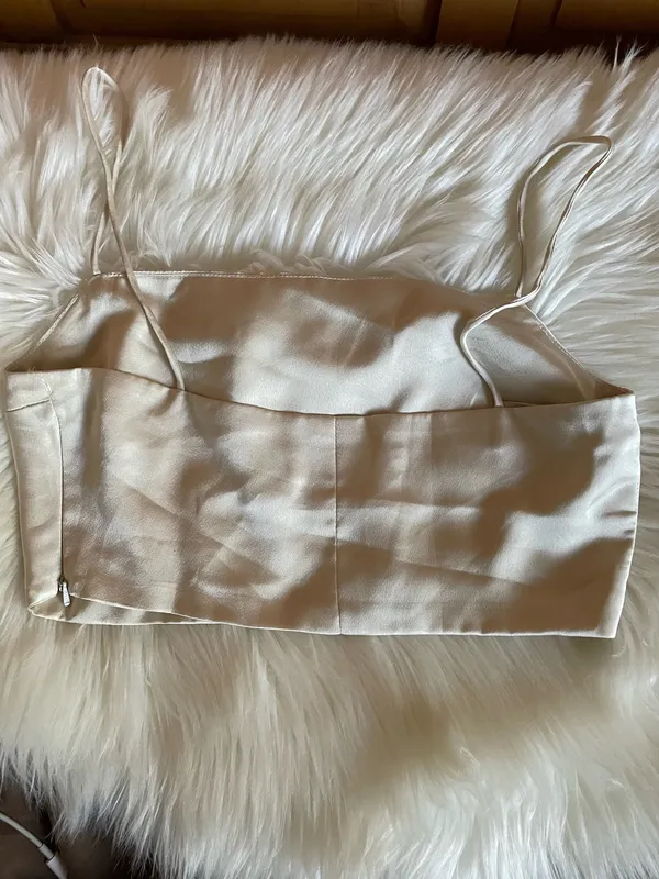 Fame Partners Satin Spaghetti Strap Crop Top - Image 5