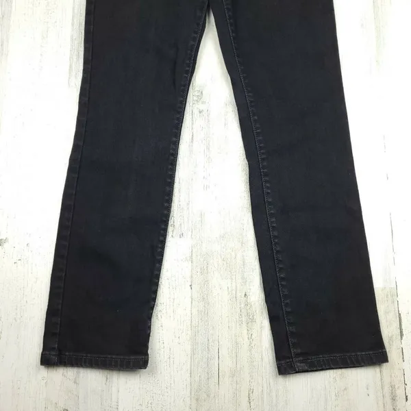 Levi’s Mid Rise Black Skinny Jeans Women’s Size 6S - Image 3