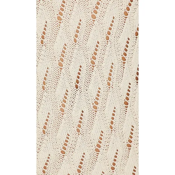 SNDYS Claire Pants in Natural XX-Small New Womens Cream Crochet Coverup - Image 4