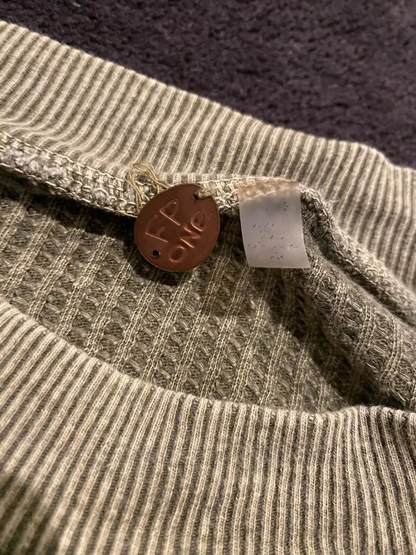 Free People Waffle Long Sleeve - Image 4