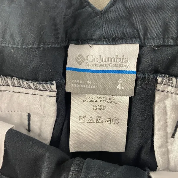 Columbia Shorts Womens 4‎ Black 4" Inseam Chino Cotton 30" Waist Hiking Ladies - Image 4