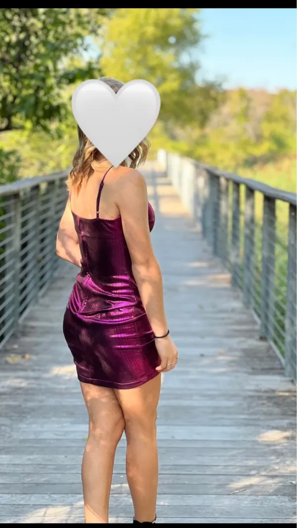 Metallic pink hoco dress Size 0 - Image 2