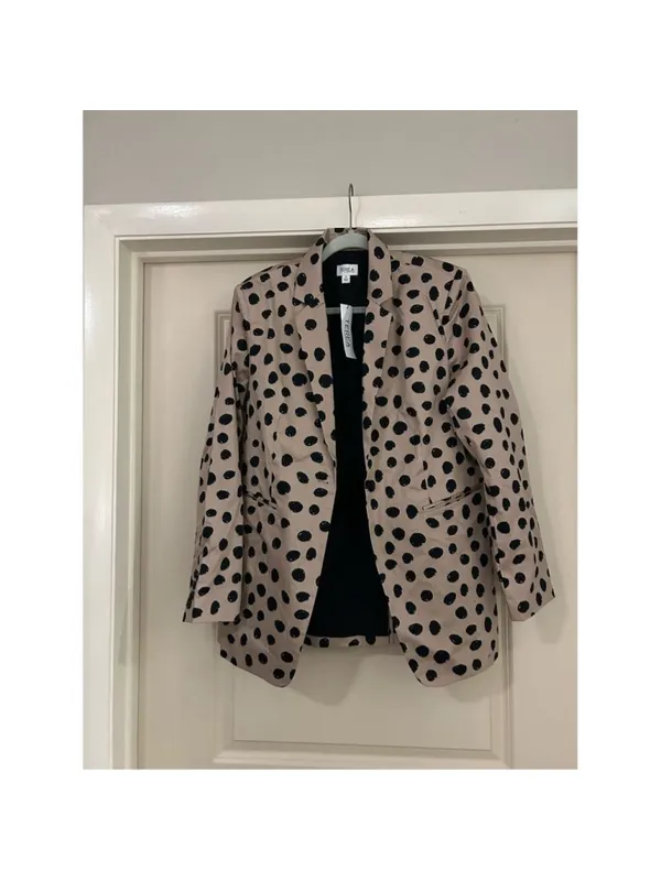 NEW TEREA Women's Catalina Blazer XL Tan - Image 3
