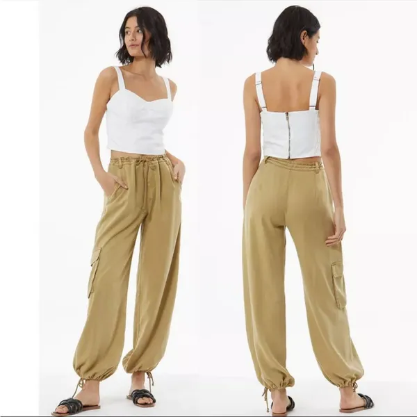 NWT‎ YFB Young Fabulous Broke Klem Cargo Pants Willow Sz S - Image 2