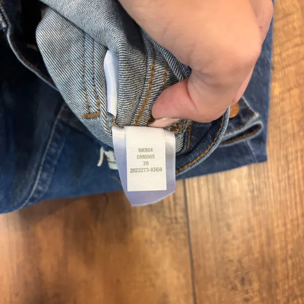 Madewell The Perfect Vintage Wide-Leg Jean Patch Pockets Sz 28 Caronia Wash $128 - Image 8