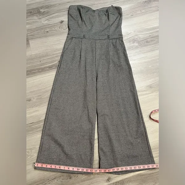 Have‎ Gray Strapless Jumpsuit Size XL - Image 6
