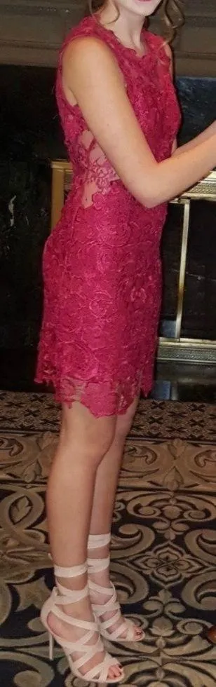 Floral Lace Dress - Image 5