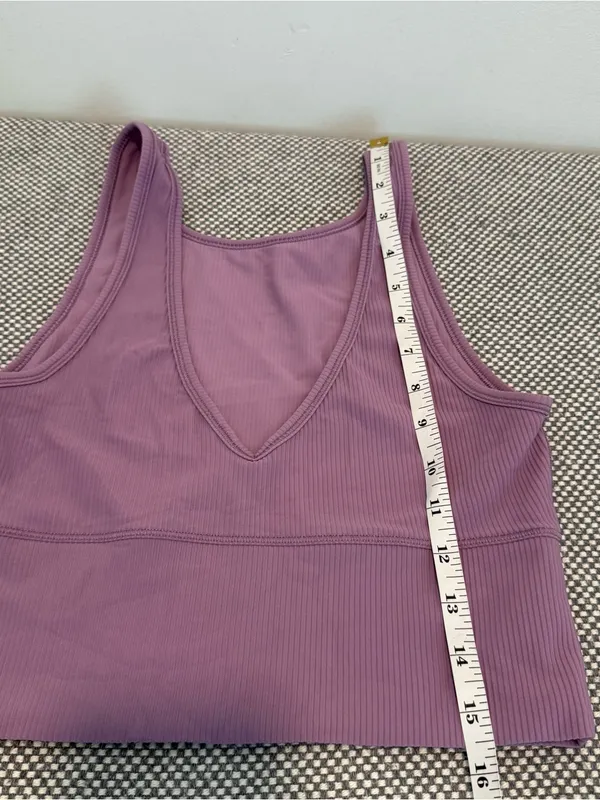 Lululemon Power Pivot Tank Top *Rib Wisteria Purple - Image 8
