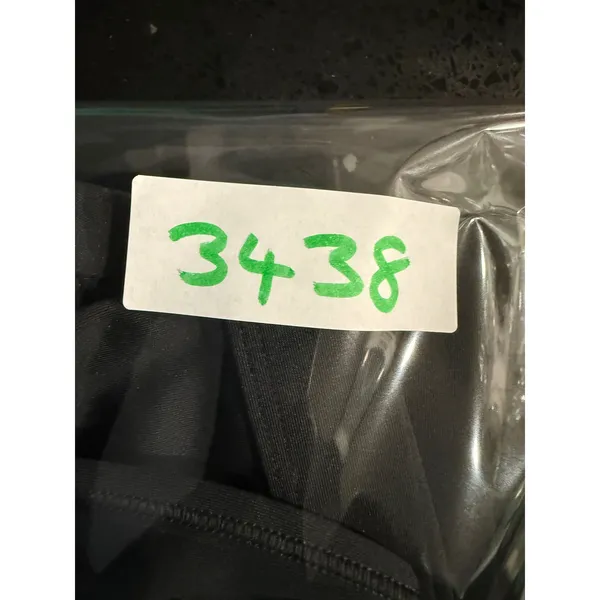 Nike‎ Swoosh Dri-FIT Womens Medium Support Racerback Sports Bra Black Small 3438 - Image 6