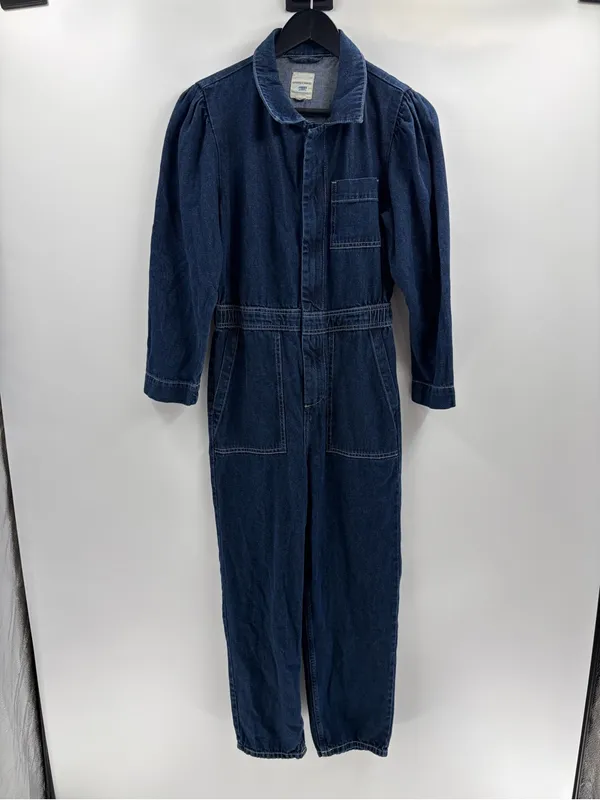 Anthropologie nully seventy + mochi Lorna denim blue jumpsuit size 4 NWT $215 - Image 3
