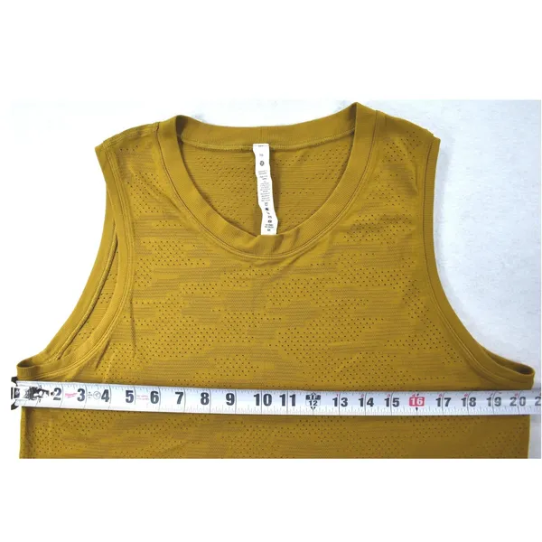 Lululemon Swiftly Tech Relaxed-Fit Tank Top 2.0 Mustard Yellow Gold Size 10 - Image 5