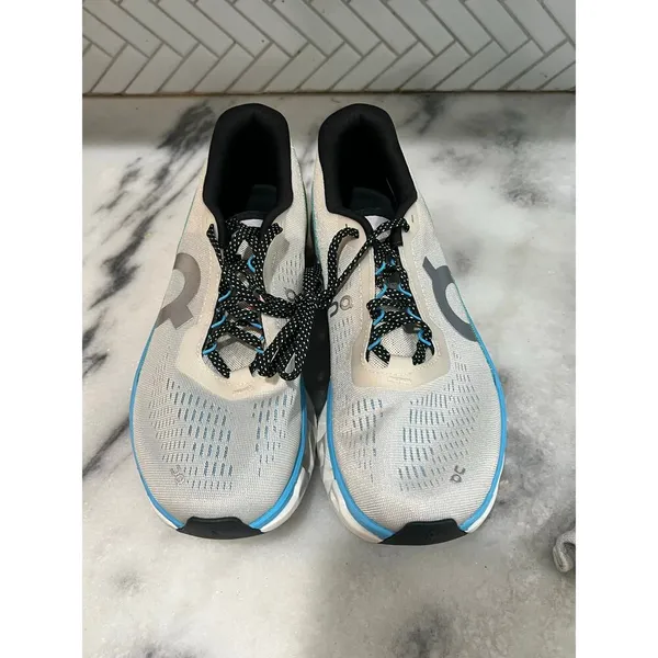 On Cloudstratus Women’s Running Shoes Size 9.5 White Blue Teal Lightweight - Image 3