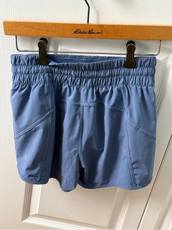Lululemon Tracker Short V *4" in Brilliant Blue - Image 3