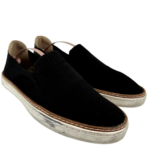 UGG Sammy Knit Sneakers Slip On Hyper Weave Poron Insole Black 8.5 - Image 2