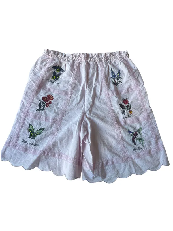 Anthropologie LyreBird Embroidered Bermuda Shorts - Image 10