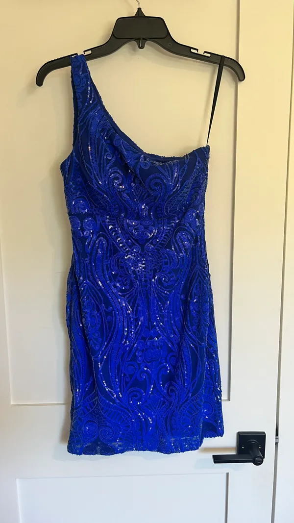 Royal Blue Dress Size M - Image 3