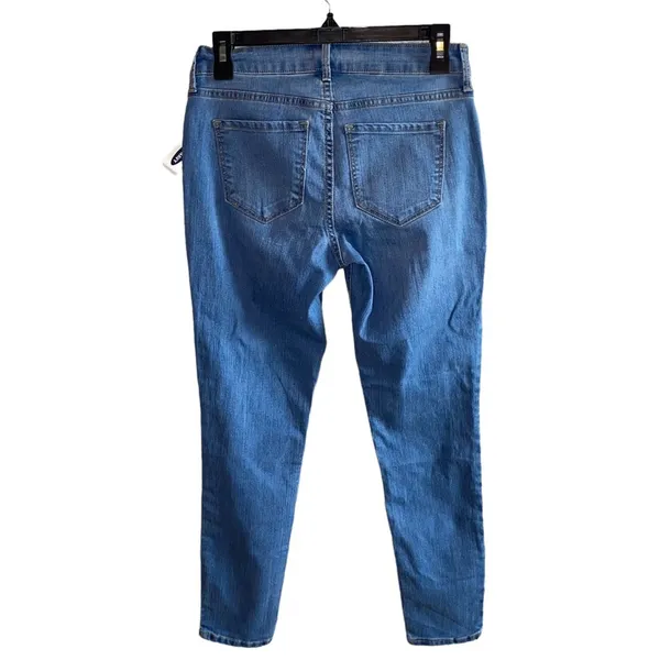 NWT Old Navy Super Skinny‎ Ankle Jeans Mid-Wash Stretch Denim 2 - Image 2
